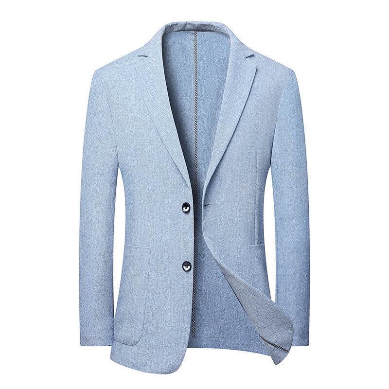 Casaco de Fato Leve Slim-Fit
