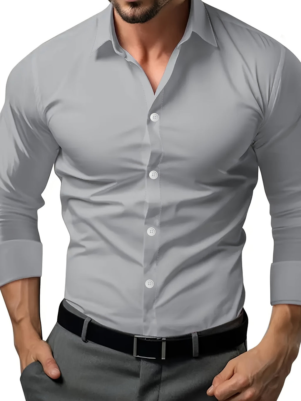 Camisa de Linho Semi-Transparente