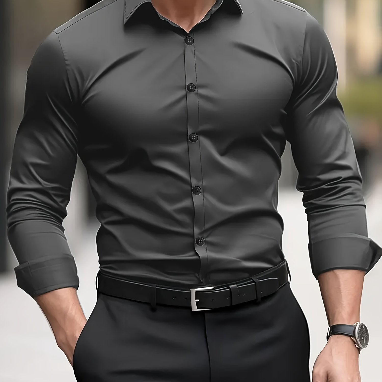Camisa de Linho Semi-Transparente