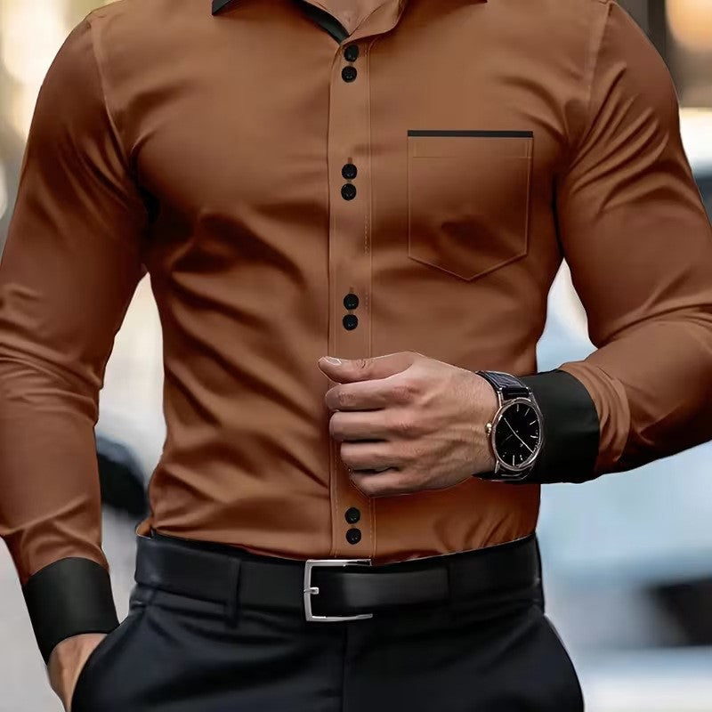 Camisa de Manga Comprida com Bolso