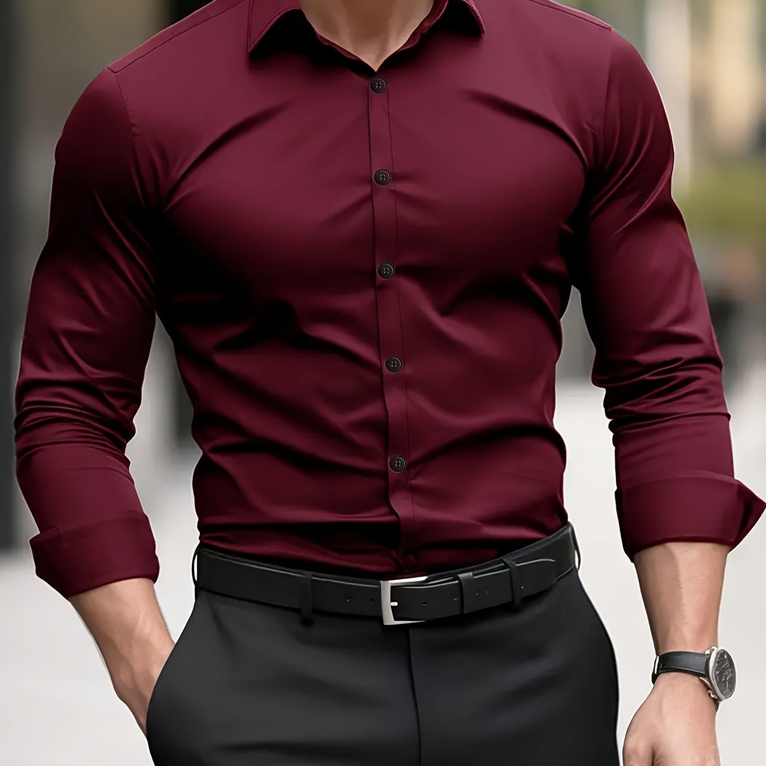 Camisa de Linho Semi-Transparente