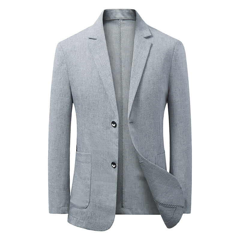 Casaco de Fato Leve Slim-Fit