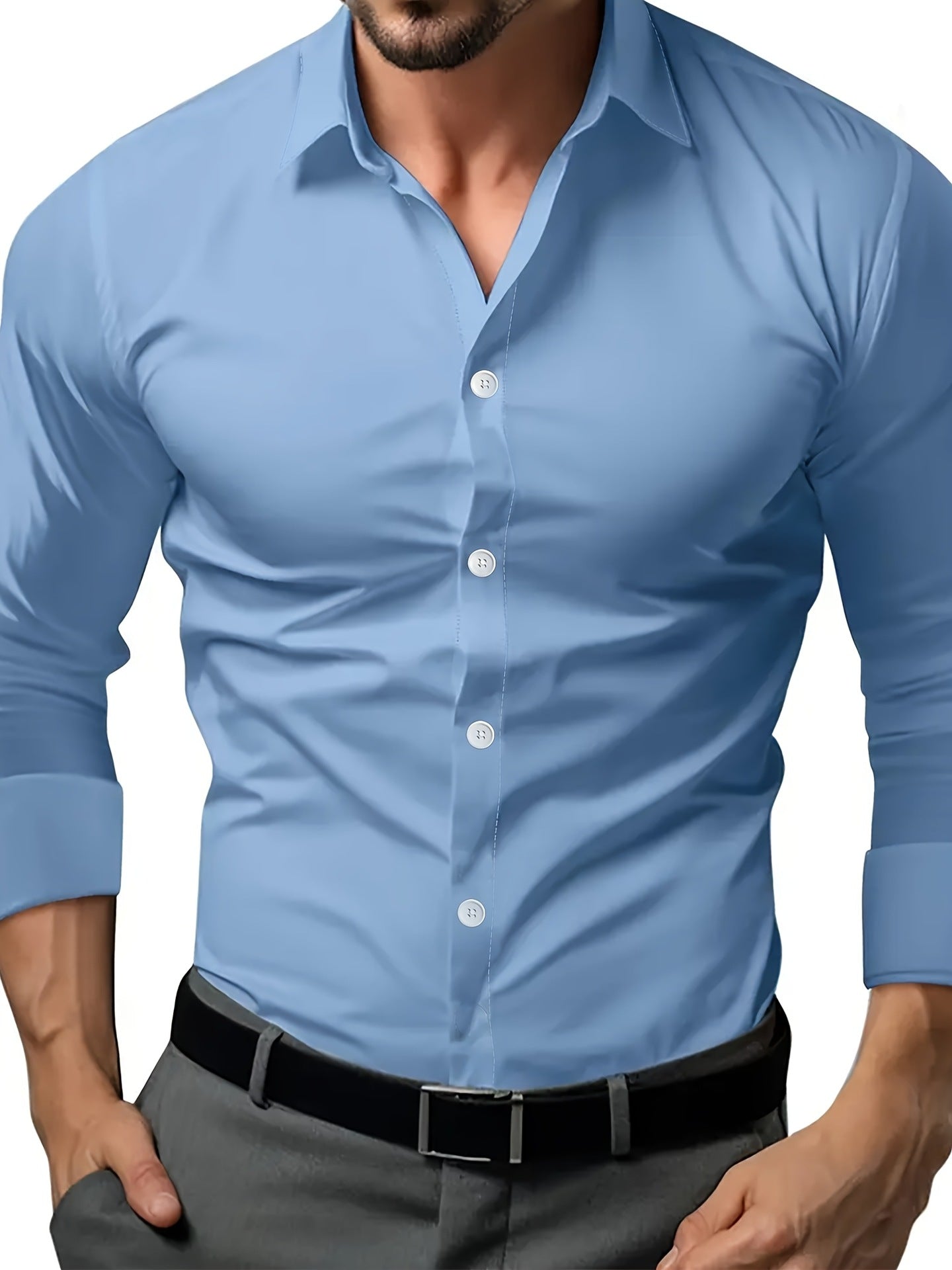 Camisa de Linho Semi-Transparente