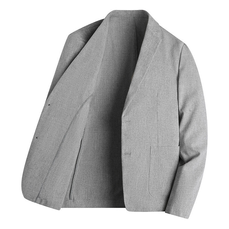 Casaco de Fato Leve Slim-Fit